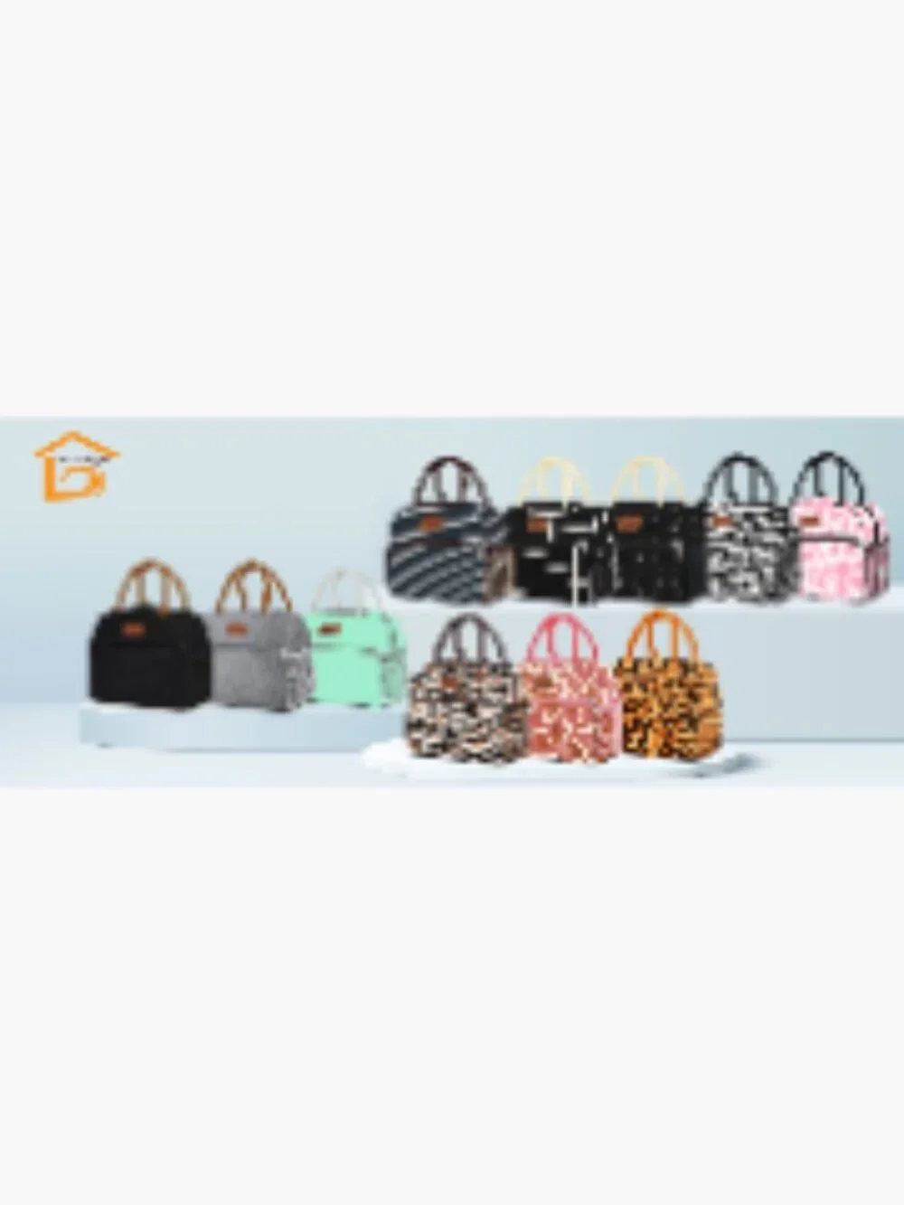 Insulated Lunch Bag 10L Leakproof Cooler Tote Reusable Oxford Fabric